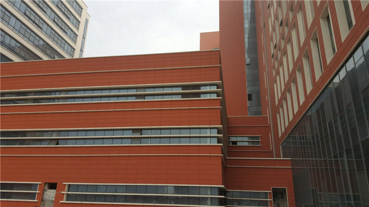 Natural Clay Architectural Terracotta Panels / Building External Wall Panels