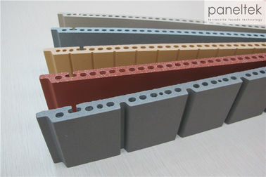 Chiny Kolorowe zewnętrzne panele fasadowe F18, wykonane z terakoty materiały budowlane fabryka